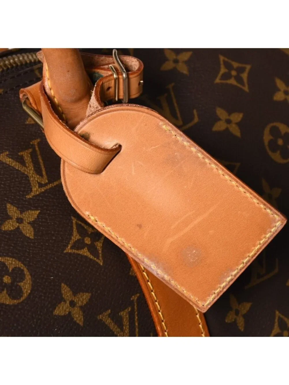 Louis Vuitton Keepall Bandouliere 50 Boston Bag Monogram Vachetta Leather